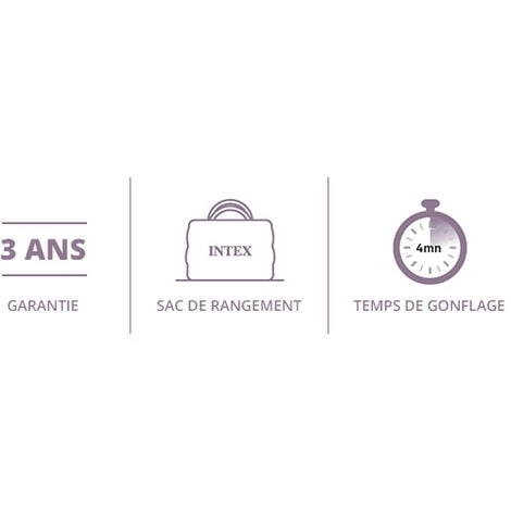 Matelas Gonflable Intex Ultra Plush Headboard 2 Places – Image 4