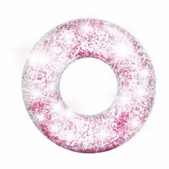 Bouée Gonflable Paillettes Rose Ø 119 Cm - Intex - Rose