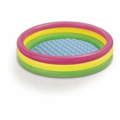 INTEX Piscinette Ronde Sunset Glow - Diam. 147 X H. 33 Cm - - Bleu