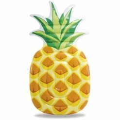 INTEX Matelas Gonflable Ananas - L. 216 Cm - 216 X 124 - Jaune