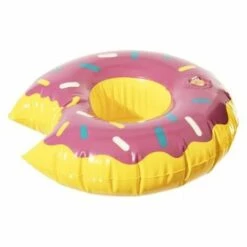 INTEX Porte Gobelet Gonflable Donut - Diam. 17 Cm - Diam. 17 - Rose