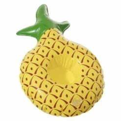 INTEX Porte Gobelet Gonflable Ananas - Diam. 17 Cm - Diam. 17 - Jaune
