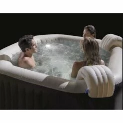 INTEX Lumière D'ambiance LED - Spa à Jets - Diam. 12 X 7 - Blanc