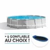Piscine Tubulaire Ronde Intex Prism Frame 4,27 X 1,07 M - Gris