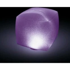 Cube Gonflable étanche à Led Multicolore Intex 23x23x22cm