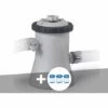 Epurateur à Cartouche Intex C330 1 M³/h + 3 Cartouches H - Gris
