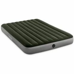 Matelas Gonflable Intex Downy Prestige 2 Places 203 X 152 X 25 Cm + Gonfleur électrique à Piles