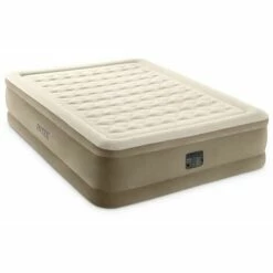 Matelas Gonflable électrique Intex Ultra Plush 2 Places - Beige
