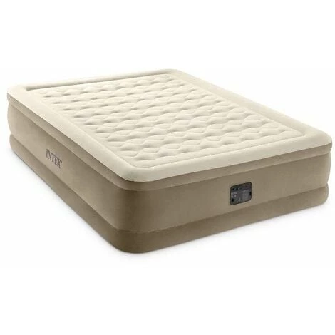 Matelas Gonflable électrique Intex Ultra Plush 2 Places - Beige – Image 4