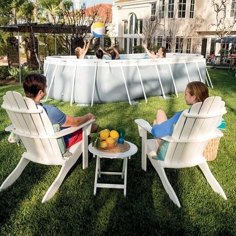 Piscine Tubulaire Prism Frame - Ovale - 6,10 M X 3,05 M X 1,22 M De Intex – Image 2