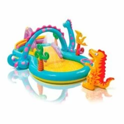 Aire De Jeux Aquatique Avec Toboggan Dinoland Intex