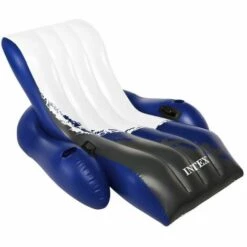 INTEX Chaise Longue De Piscine Lux - Bleu