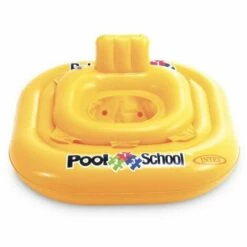 Bouée Siège Pour Bébé De Luxe Intex - Jaune Moutarde - Jaune