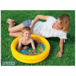 Pataugette Jaune 61 Cm De Diamètre Intex - Pataugette Pour Les Petits - Jaune