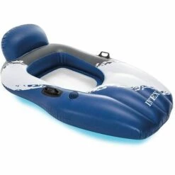 Fauteuil Lounge Gonflable Intex à Filet - Bleu Foncé