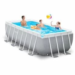 Piscine Hors Sol Intex 26790 Prism Frame Premium Rectangulaire 400x200x122cm