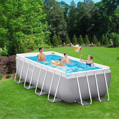 Piscine Hors Sol Intex 26790 Prism Frame Premium Rectangulaire 400x200x122cm – Image 2
