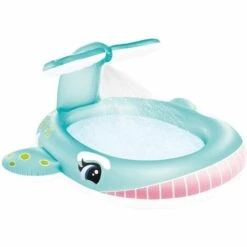 Piscine à Pulvérisation Forme De Baleine 201x196x91 Cm INTEX