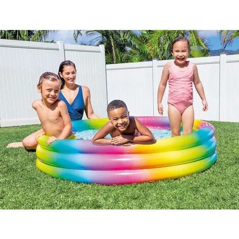 Piscine Gonflable Arc-en-ciel - Intex - Multicolore