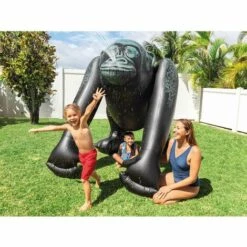 Gorille Gonflable XXL Avec Jets - Intex - Gris