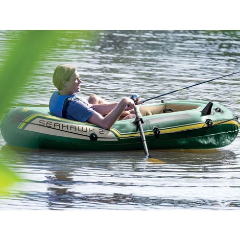 Kit Bateau Gonflable 2 Places Seahawk 2 Avec Rames Et Gonfleur - Intex - Vert – Image 2