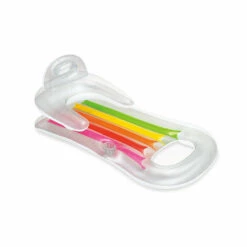 Intex - Chaise Longue Gonflable King Cool 160 X 85 Cm - Transparent