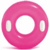 Intex - Bouée Géante Gonflable Coloris Acidulé Avec 2 Poignées D 76 Cm - Rose