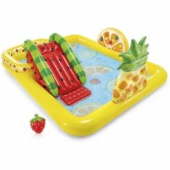 INTEX Aire De Jeux Gonflable Multifruits - Jaune