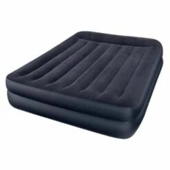 INTEX Matelas Gonflable Électrique 2 Places "Fibertech" Bleu