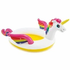 INTEX Piscine Enfant Fontaine "Licorne" 272cm Multicolore