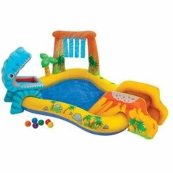 INTEX Aire De Jeu Gonflable "Dinosaure" Multicolore