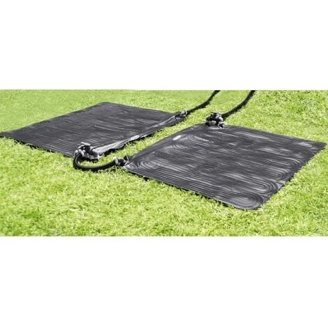 Tapis Chauffant Solaire 2 Pcs PVC 1,2 X 1,2 M Noir 28685 INTEX - N/A – Image 2