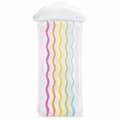 INTEX Matelas Gonflable "Nuage Arc En Ciel" 198cm Multicolore