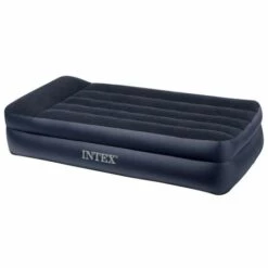 INTEX Matelas Gonflable Électrique 1 Place "Fibertech" Bleu