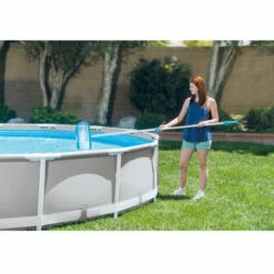 INTEX Kit Nettoyage Deluxe épuisette Fond-tete Balai