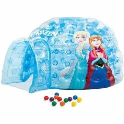 INTEX Jeu Gonflable Casa Igloo FROZEN XM Pour Enfant, Intérieur Et Extérieur 185X157X H107 Cm
