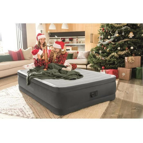 INTEX Matelas Gonflable 152x203 - Technologie FIBER TECH - 46 Cm - COMFORT PLUSH – Image 2