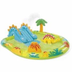 Aire De Jeux Gonflable Petit Dino - Intex - Vert