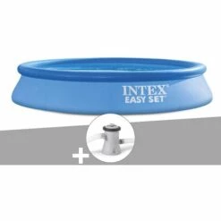 Kit Piscine Autoportée Intex Easy Set 3,05 X 0,61 M + Épurateur à Cartouche