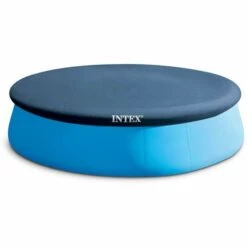 Bâche De Protection Pour Piscine Autoportée Ø 2,44 M - Intex - Gris