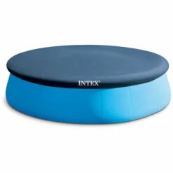 Bâche De Protection Pour Piscine Autoportée Ø 4,57 M - Intex - Gris