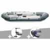 Kit Bateau Gonflable 4 Places Mariner 4 Avec Moteur, Rames Et Gonfleur - Intex - Gris