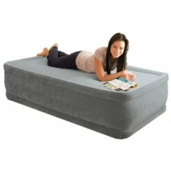 Materasso Gonfiabile Intex 64412 Letto Singolo Comfort Dura Beam Con Pompa