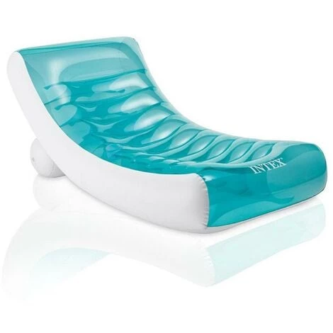INTEX Fauteuil Piscine Gonflable Ghost - Bleu