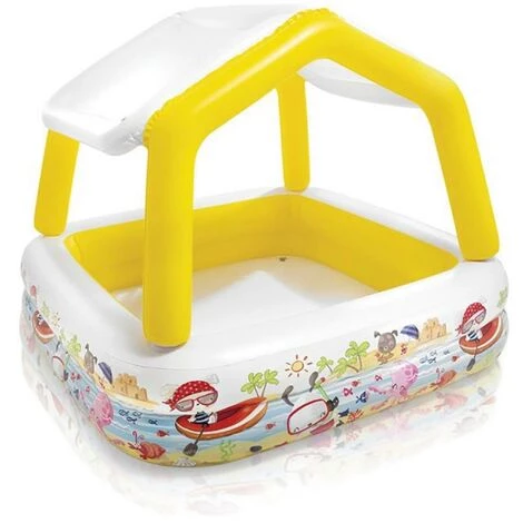 INTEX Piscinette Pare Soleil 157x157 - Jaune
