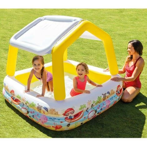 INTEX Piscinette Pare Soleil 157x157 - Jaune – Image 2