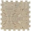 INTEX Tapis Mousse 8 Dalles Modulables Façon Pierre - Beige