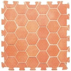 INTEX Tapis Mousse 8 Dalles Modulables Façon Tomette - Rouge