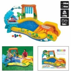 AIRE DE JEUX JURASSIC INTEX - Incolore - 57444NP