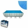 BACHE A BULLES INTEX POUR PISCINE RECTANGULAIRE 4M88 X 2M44 - Incolore - 29029
